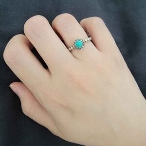Pandora December Birthstone (Turquoise) Ring